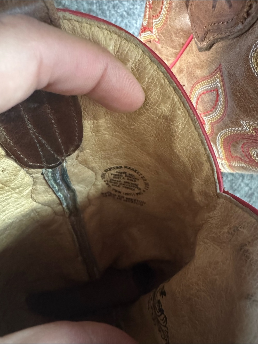 Brown Embroidered Western Ankle Boot - Women - Picture 13 of 13